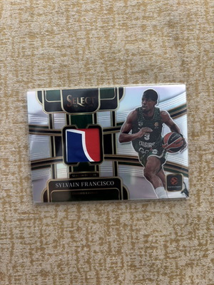 Sylvain Francisco Panini Select Euroleague numbered card