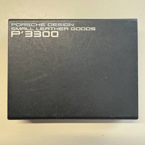 Porsche Design P3300 leather wallet used, vertical folding