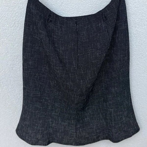 Anthracite autumn winter skirt with lining