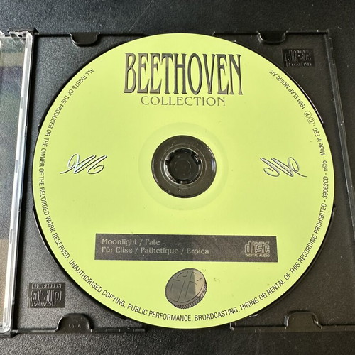 Beethoven Collection CD with Moonlight, Für Elise, Pathétique, Eroica