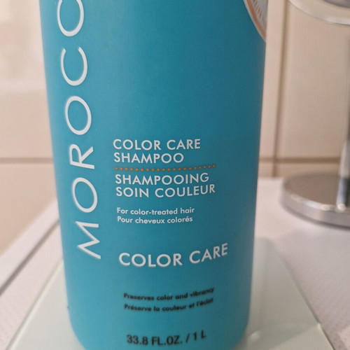 Moroccanoil Color Care Shampoo used, 1L professional size