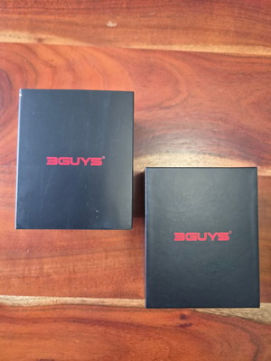 3GUYS Brown Leather Chronograph watch new men's