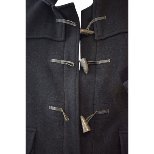 Burberry London Speciality Duffle Coating Wool Coat with Nova Check Hood