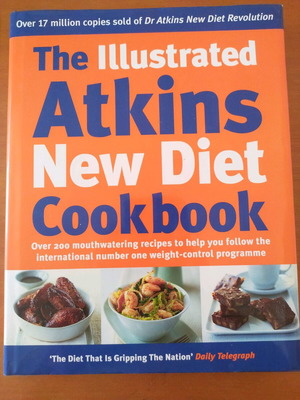 The Illustrated Atkins New Diet Cookbook σαν καινούργιο, βιβλίο μαγειρικής