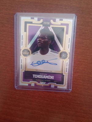 Topps UCC Gold Tchouameni Auto 22/50 σαν καινούργιο