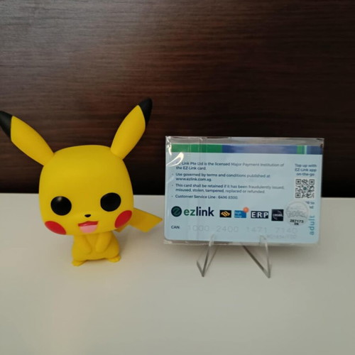 Pokemon Center Singapore 5th Anniversary EZ Link Transit Card new, sealed