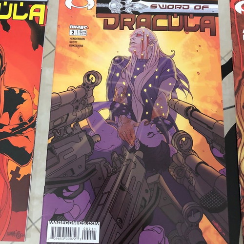 Sword of Dracula set of 5 comics new