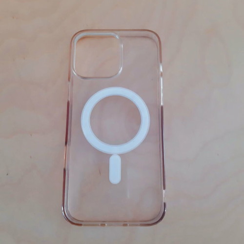 MagSafe transparent iPhone 16 Pro Max case, crystal clear magnetic