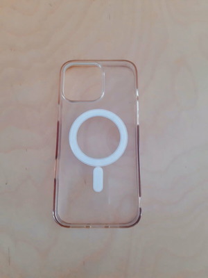 MagSafe transparent iPhone 16 Pro Max case, crystal clear magnetic
