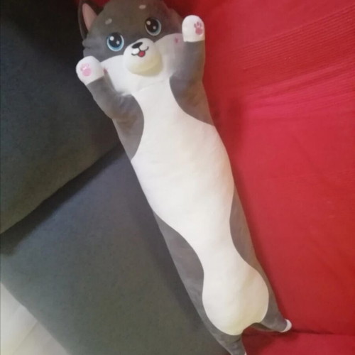 Cylindrical pillow 110cm cat like new