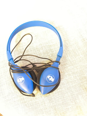 Vintage Olympic Airlines headphones like new, wired, for kids