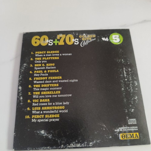 60s + 70s Golden Hits Collection Vol. 5 CD like new