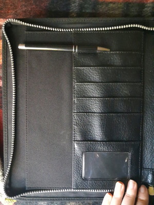 Multipurpose folder new with pen, notepad and iPad/tablet holder