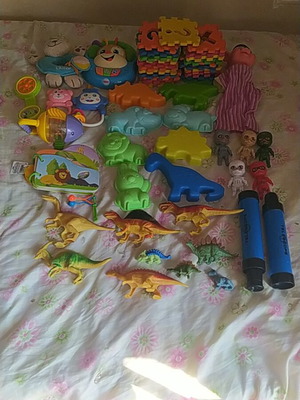 Fisher Price baby toy set, functional