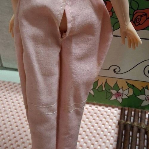 Rare Roller Period pink pale doll trousers