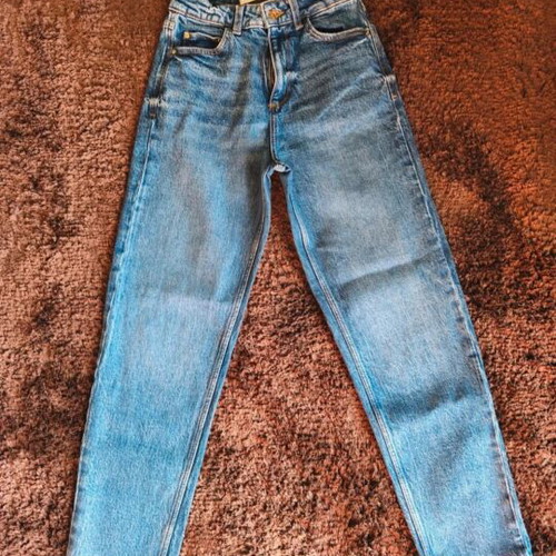 Zara Mom Fit Jeans XS EU 34 like new, blue high waist