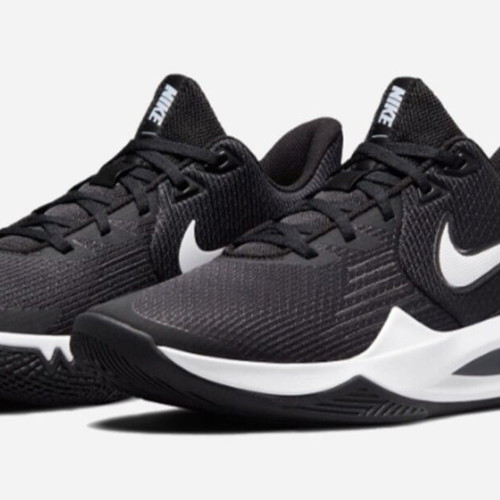 Nike Precision 5 sports shoes like new, size 45.5, black and white