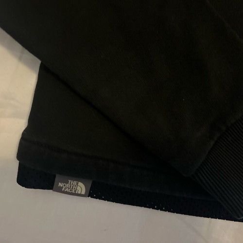 The North Face black cropped hoodie for girls 10-12 years, like new
