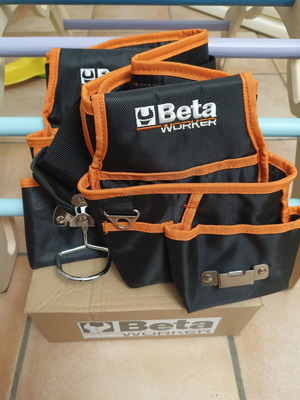 Beta Worker Tool Belt New Double Pouch with Pockets