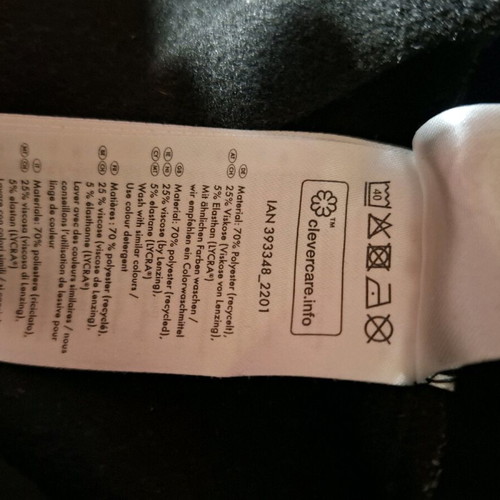 Warm grey leggings like new with fleece lining, size M/L