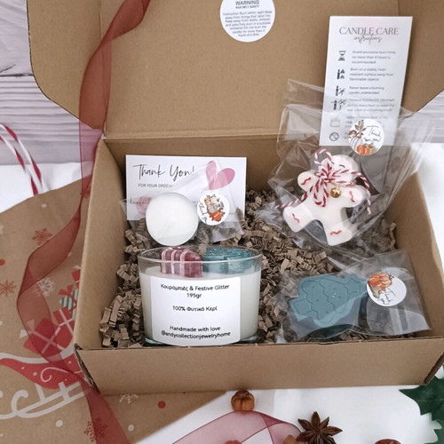 Bakery Spiced Gift Box candle set with Kurabies and gingerbread scents