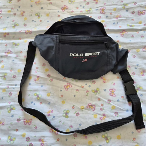 Polo Sport Ralph Lauren Vintage Waist Bag used, black 90s