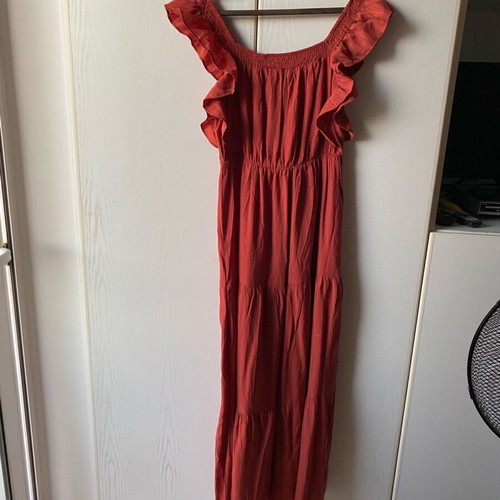 Maxi dress Shein medium used, terracotta color