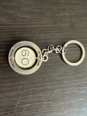 Inter 60 Years Keychain used, Inter Club