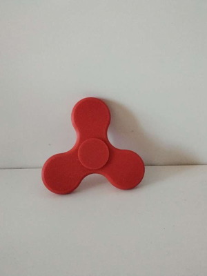 Fidget Spinner 3D Printed Red New