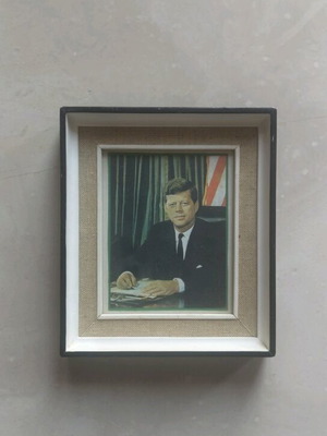 Πορτρέτο Κέννεντυ αυθεντικό βίντατζ σαν καινούργιο