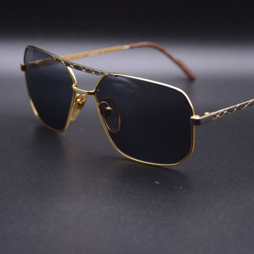 Aprilia Eyewear Max 2 Vintage Sunglasses New Old Stock Gold Silver