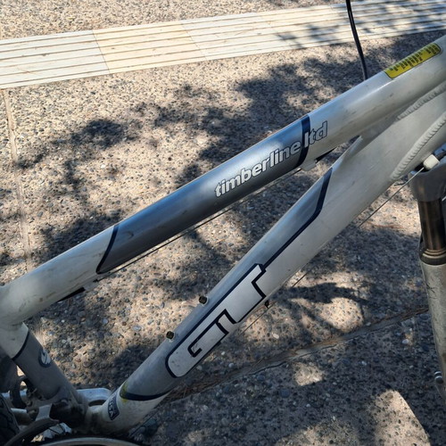 ZZK and GT Timberline Ltd trekking bicycles, silver, with gears
