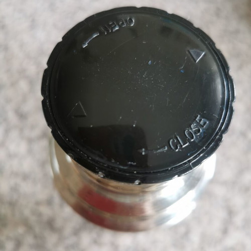Stainless Steel Thermos 1 Liter used with screw cap and cup lid