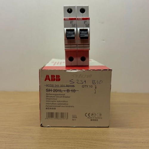 ABB 251 B10 circuit breakers like new, pack of 12