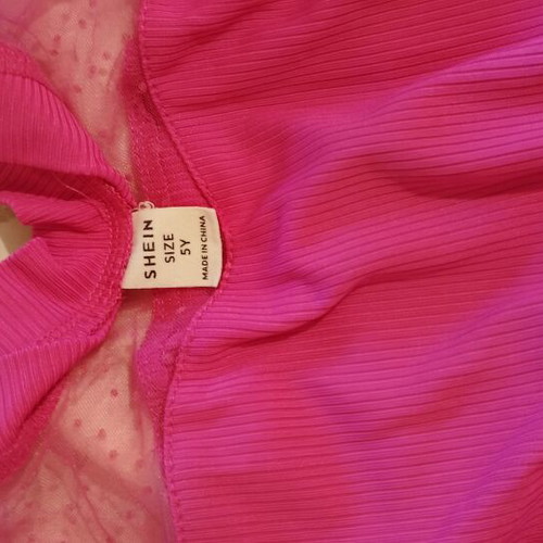 Girls' dress size 5 pink like new