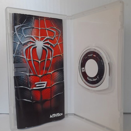 SpiderMan 3 PSP game used, complete with manual, English version