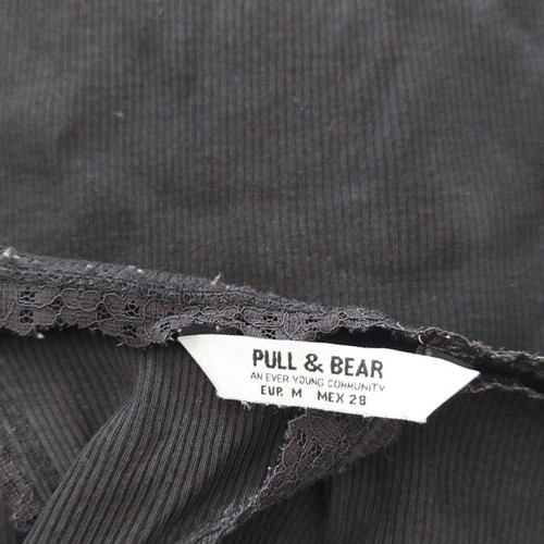 Pull & Bear blouse used, black, size M