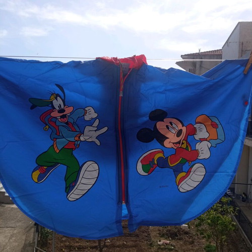 Disney kids waterproof jacket new, blue and red