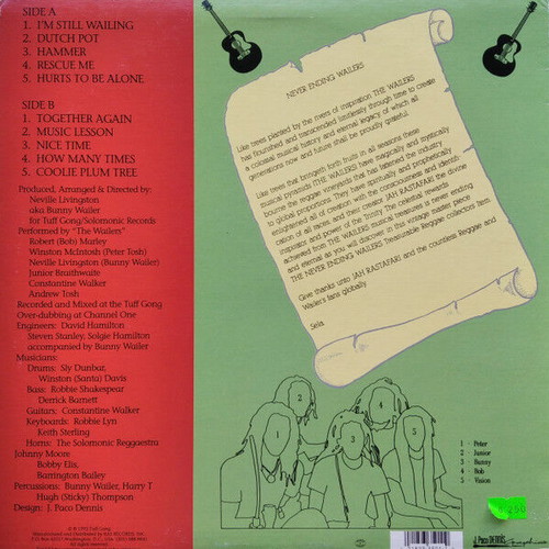 The Never Ending Wailers record used