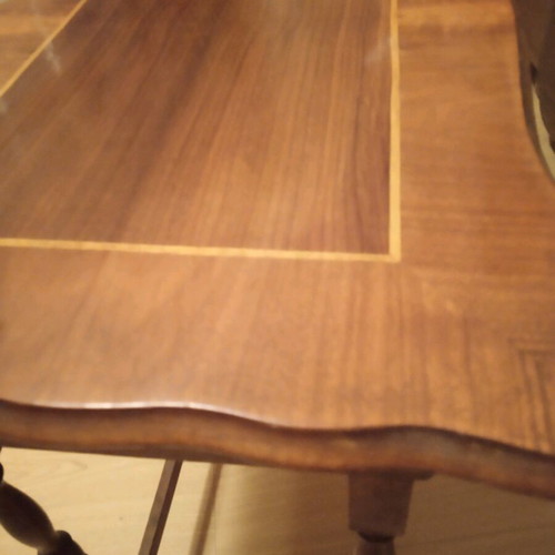Vintage table used, 55×35 cm, height 54 cm