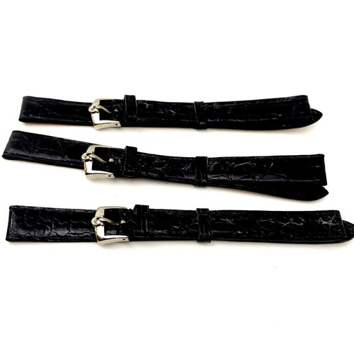Omega leather watch straps 12mm vintage authentic new