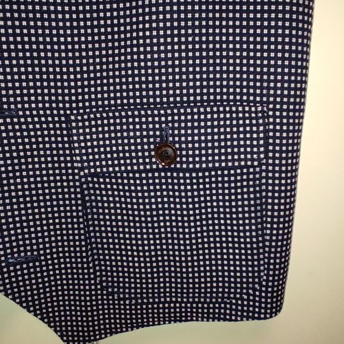 Massimo Dutti vest used, size L, white and blue