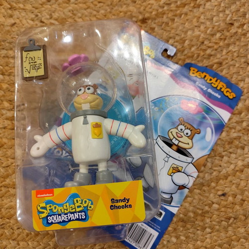 SpongeBob SquarePants Sandy Cheeks Bendyfigs Action Figure 16cm new