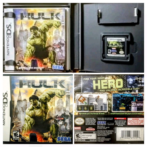 Nintendo DS The Incredible Hulk game like new from Sega