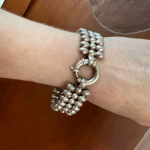 Ilias Lalaounis Vintage Silver 925 Bracelet like new, 75g