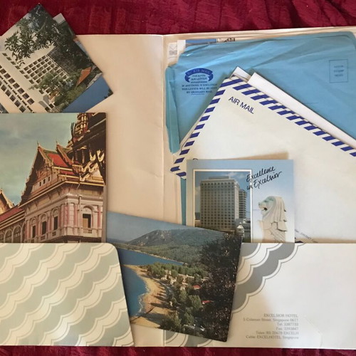 Vintage Collectible Letter Sets from Thailand and Singapore 1988 mint