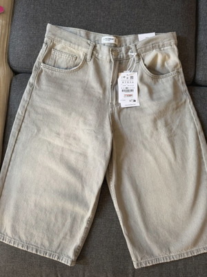 Pull & Bear jorts, grey, size M 38 10