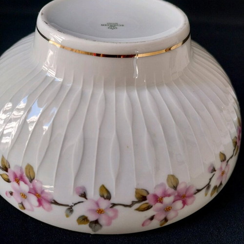 Scherzer Bavaria porcelain large vintage fondue pot