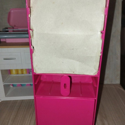 Barbie kitchen used, set of three furniture pieces
