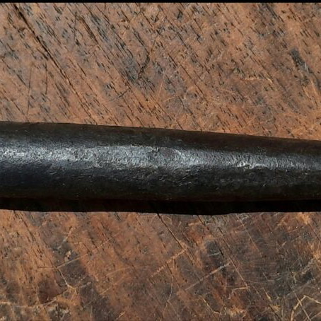 Set of 3 Antique Blacksmith Tools used, 1930-1960, copper soldering iron